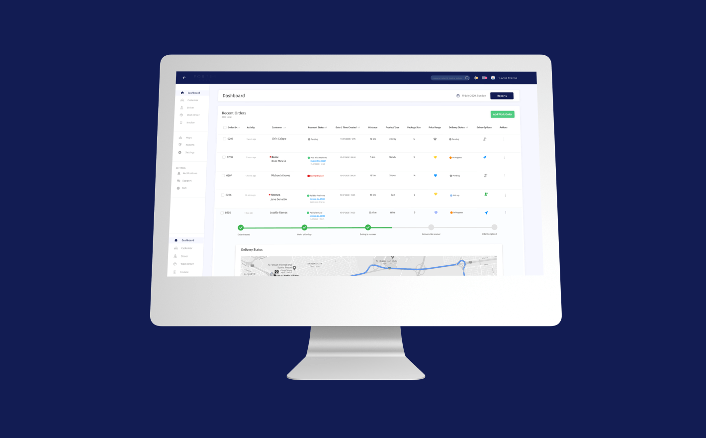 Courier Delivery Management Portal_A
