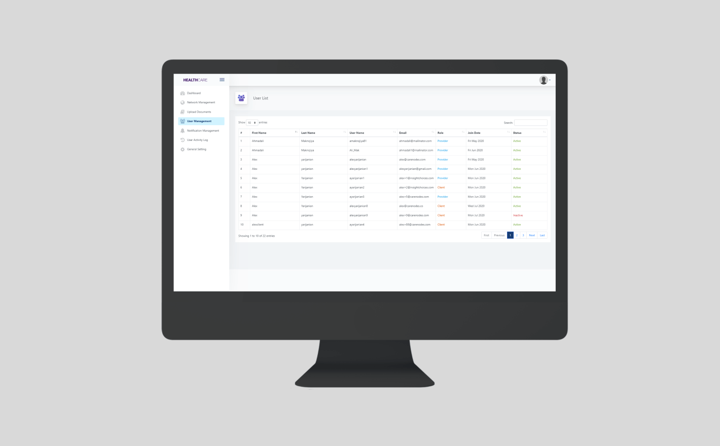 HealthcareNetworkManagementPortal_1