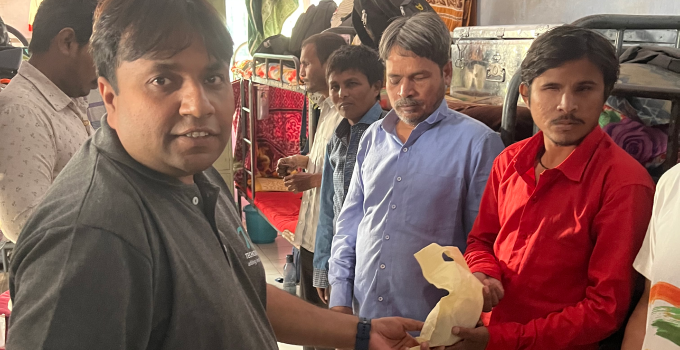 Donation At Blind Association 2022