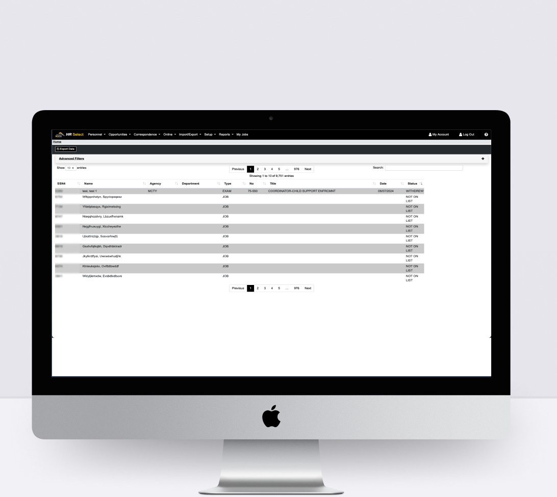 USA Civil Services Application Portal
